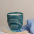Teal Spiral Planter - The Earth Store - Planter